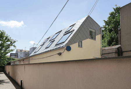 Elevation of a Family House in Bagnolet